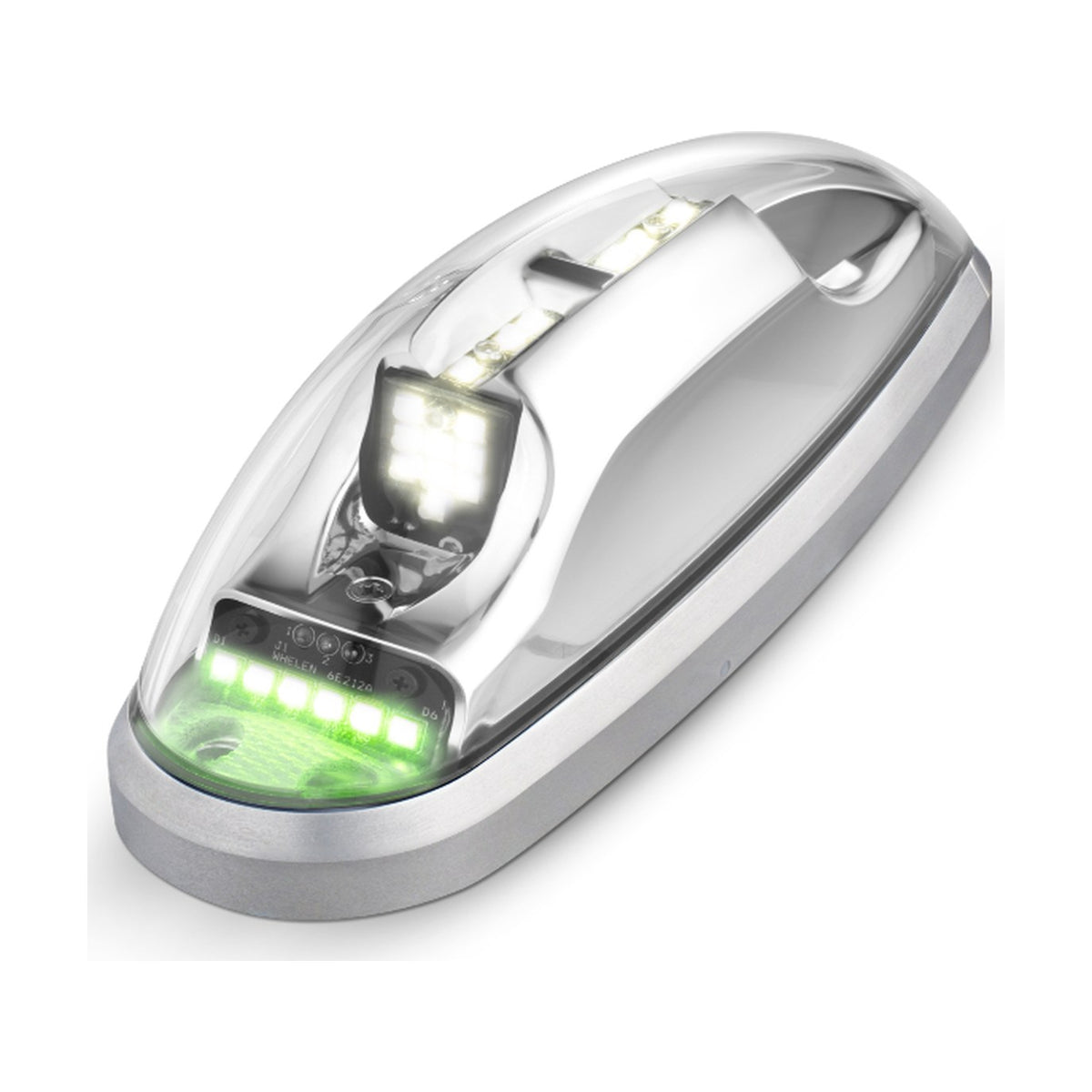Whelen Orion 600, Green, 14V