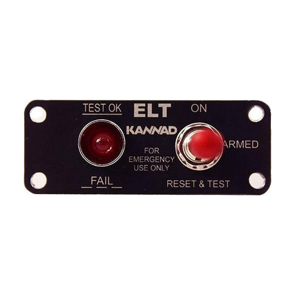 Kannad RC102 ELT Remote Control Panel Kit, 2-Wire