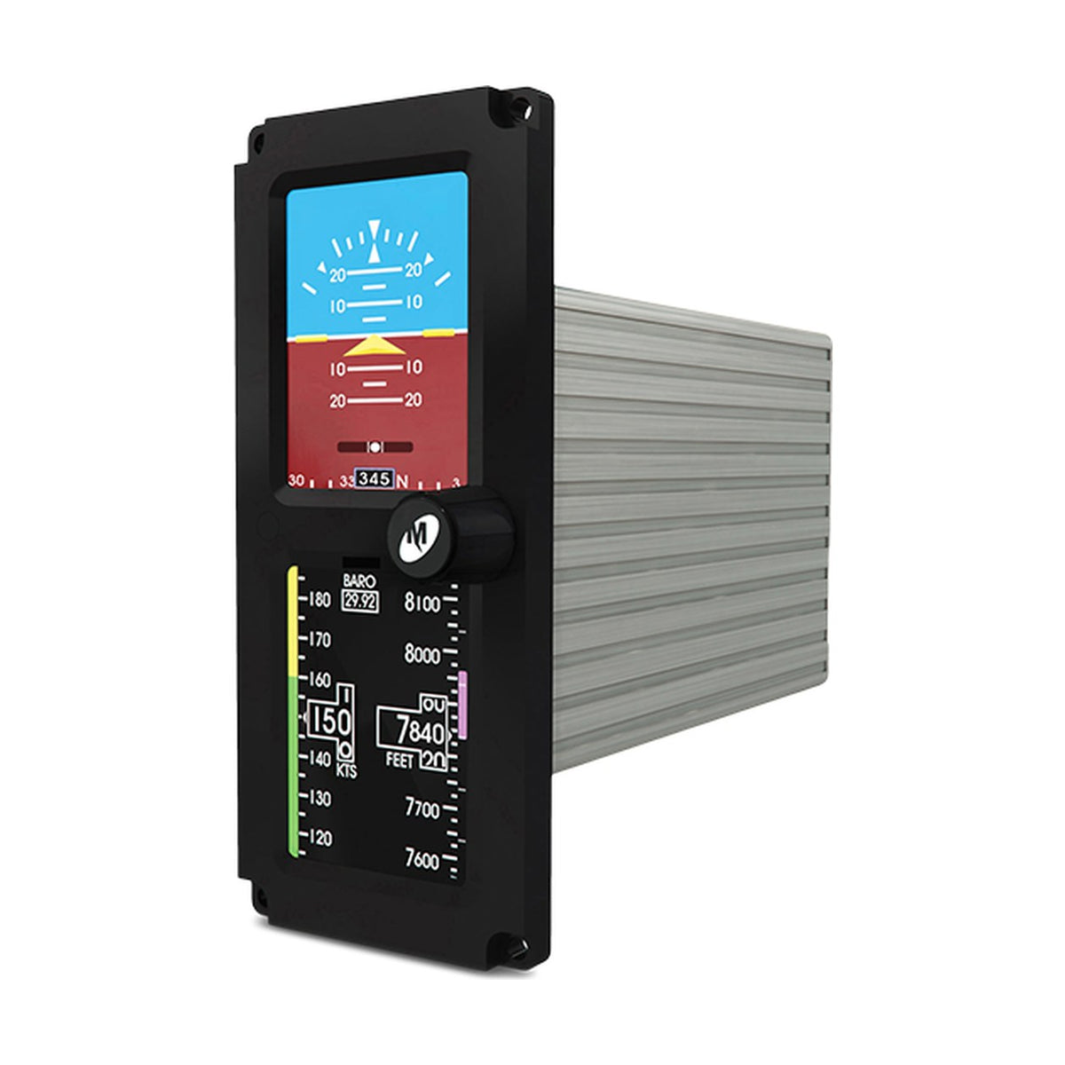 Mid-Continent MD302 SAM Standby Attitude Module 6420302-1, Black Bezel, Li-ion Battery