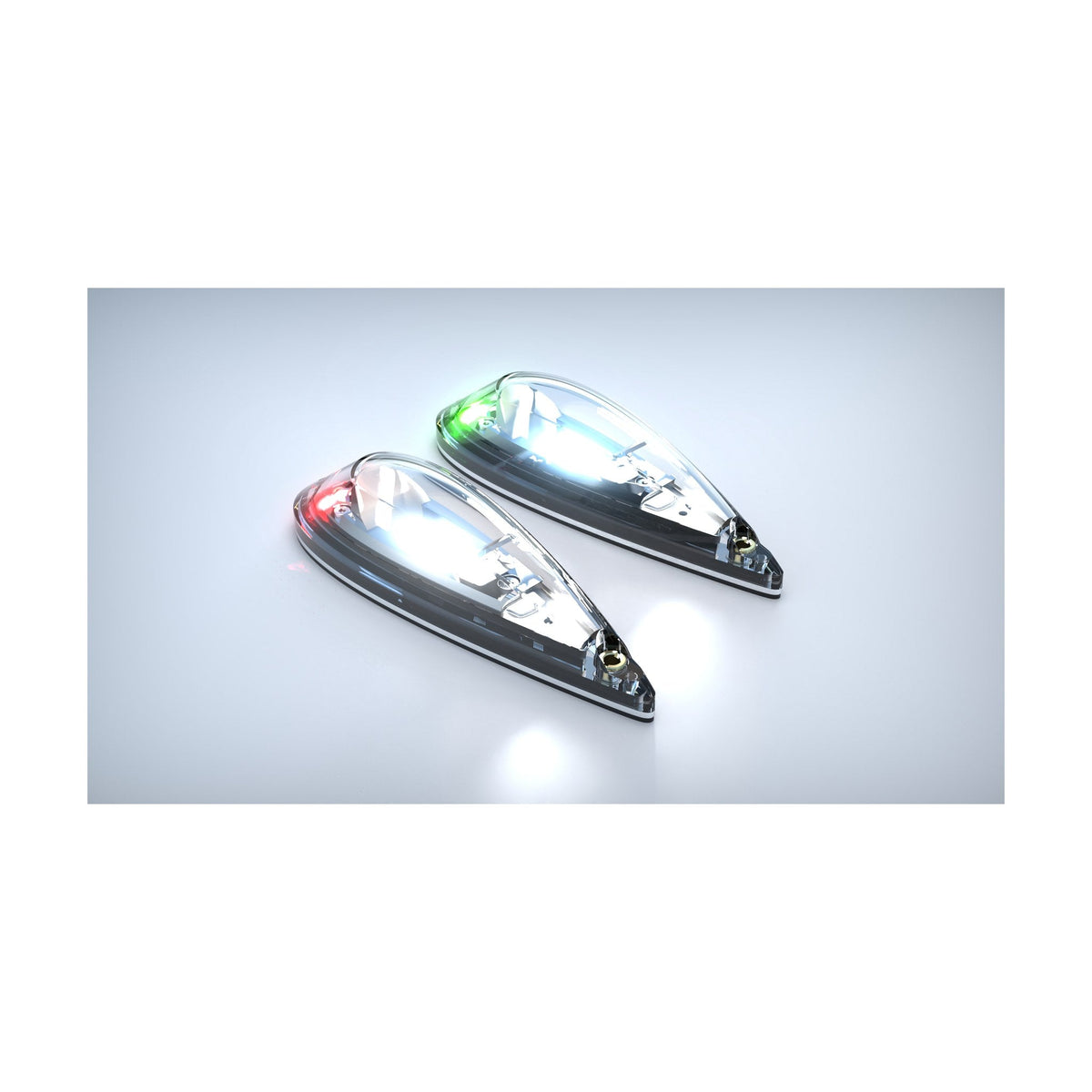 Aveo PowerBurst NXT 3-in-1 LED Navigation/Position/Strobe Light, Red, Black Gasket