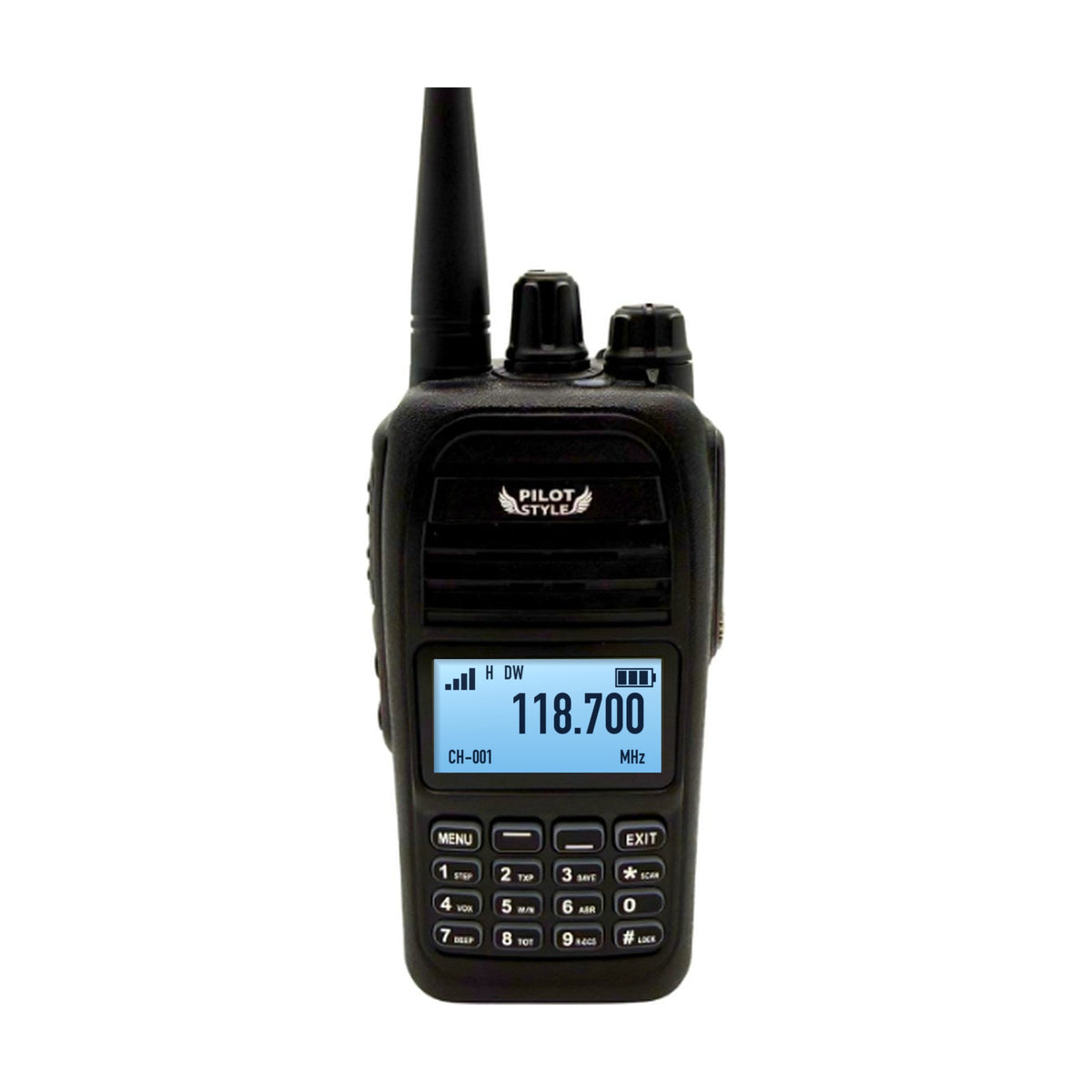 PilotStyle Handheld Aviation Radio