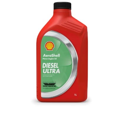AeroShell Diesel Ultra, olio per motori aeronautici diesel a pistoni in flacone da 1 litro, codice OIL_DIEU