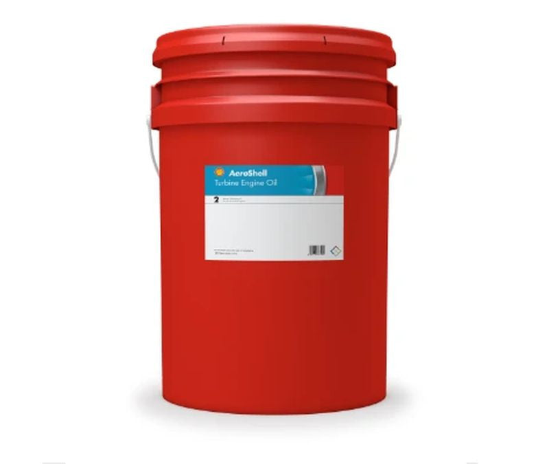 AeroShell Turbine Oil 2, olio per motori a turbina in secchio da 20 litri, codice OIL_2_5DR