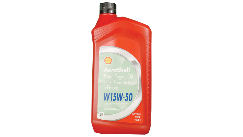 AeroShell Oil W15W-50, olio per motori a pistoni in flacone da 1 quarto USA, codice OIL_W15W-50