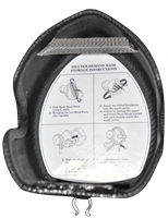 Aerox 4110-155 stowage cup for a diluter-demand mask, P/N 4110-155