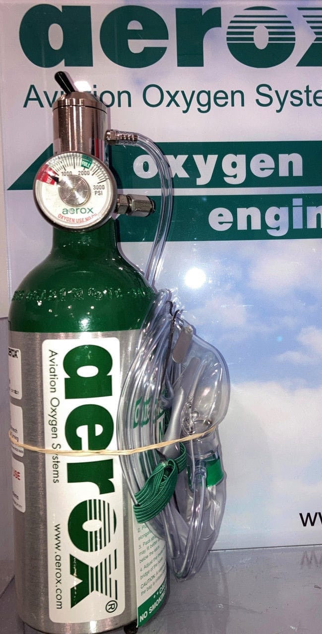 Aerox EMT-3-1, portable emergency oxygen system, P/N 4110-1189