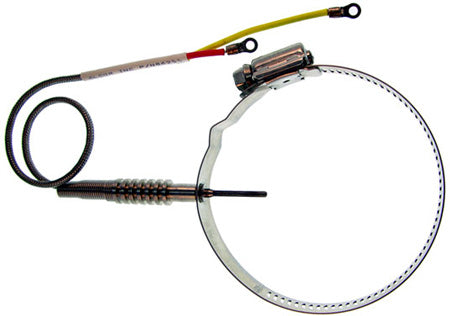 Alcor EGT/TIT clamp-style Type K probe, exhaust-gas temperature probe, P/N 86255