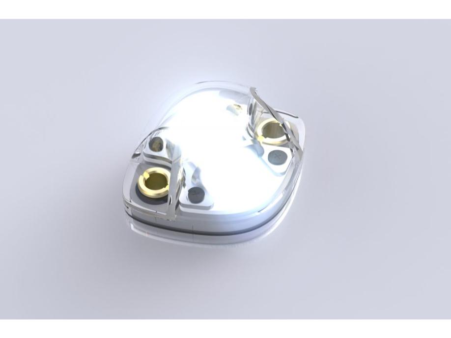 Aveo PosiStrobe DV, Heckpositions- und Blitzlicht, Teilenummer AVE-PSDVPSYW-D01