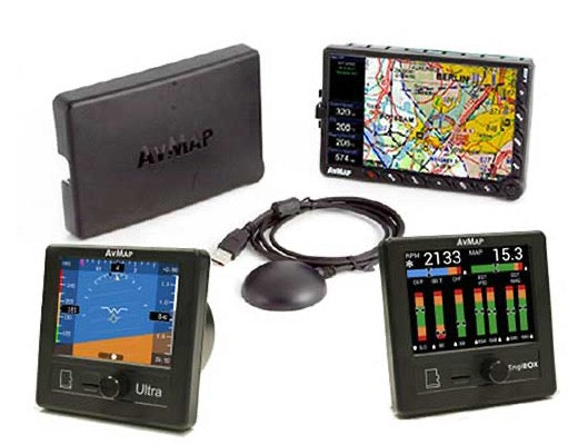 AvMap Complete Avionics System Kit, système avionique intégré de cockpit, réf. P1MK3507AM