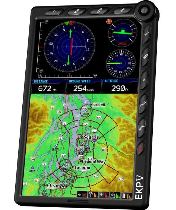 AvMap EKP V, navigateur GPS aéronautique portable, réf. P1MK350AAM