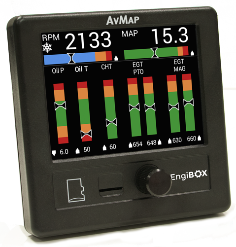AvMap EngiBOX, jednostka monitorowania silnika, nr części UX0EMS10AM