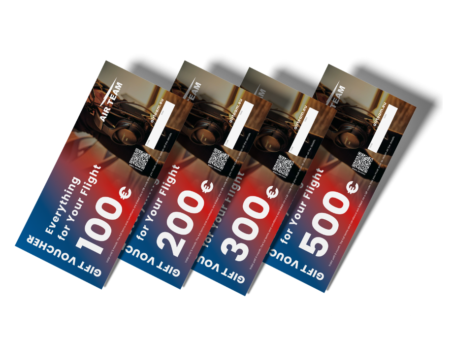 AIR TEAM gift voucher — avionics and pilot supplies