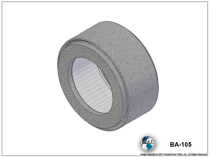 Brackett BA-105, ensemble de filtre à air, réf. BA-105